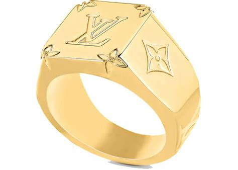 signet ring louis vuitton|louis vuitton monogram ring.